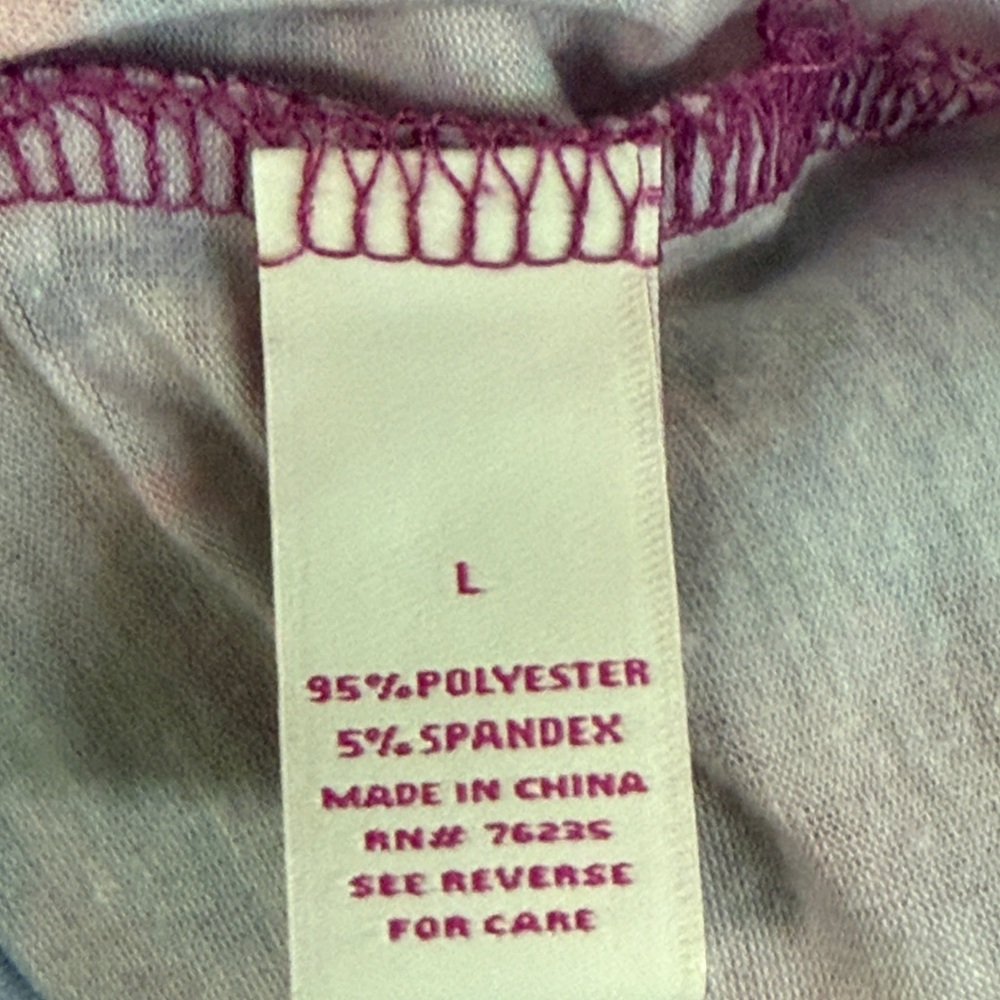 Leoma Lovegrove Pink Cockatoo Parrot Bird Tunic Top Sz Large Women’s - Picture 7 of 8